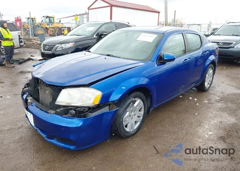 2012 Dodge Avenger Sxt from USA, damaged, VIN 1C3CDZCB1CN148625